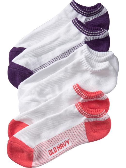 Old Navy Womens Sport Sock 3 Packs Purple Combo Jabberspot 