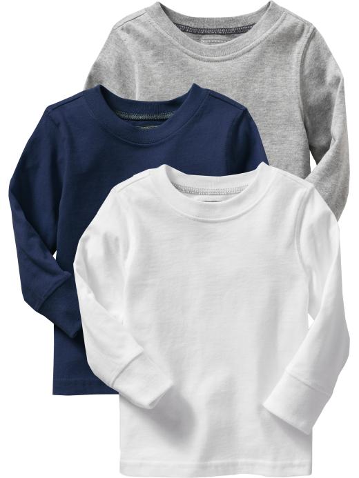 Old Navy Sueded Crew Neck Tee 3 Packs For Baby | Quality Fashion