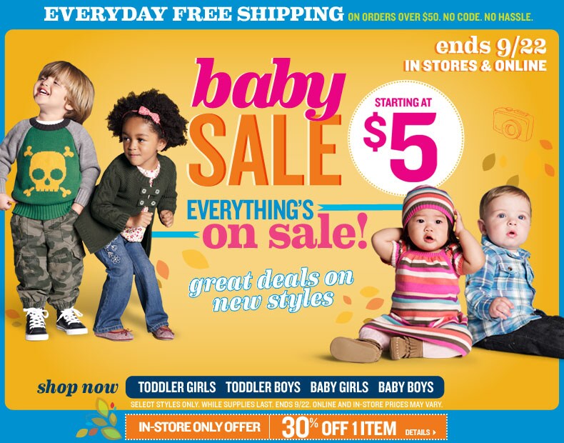 Baby Sale - everthing's on sale!