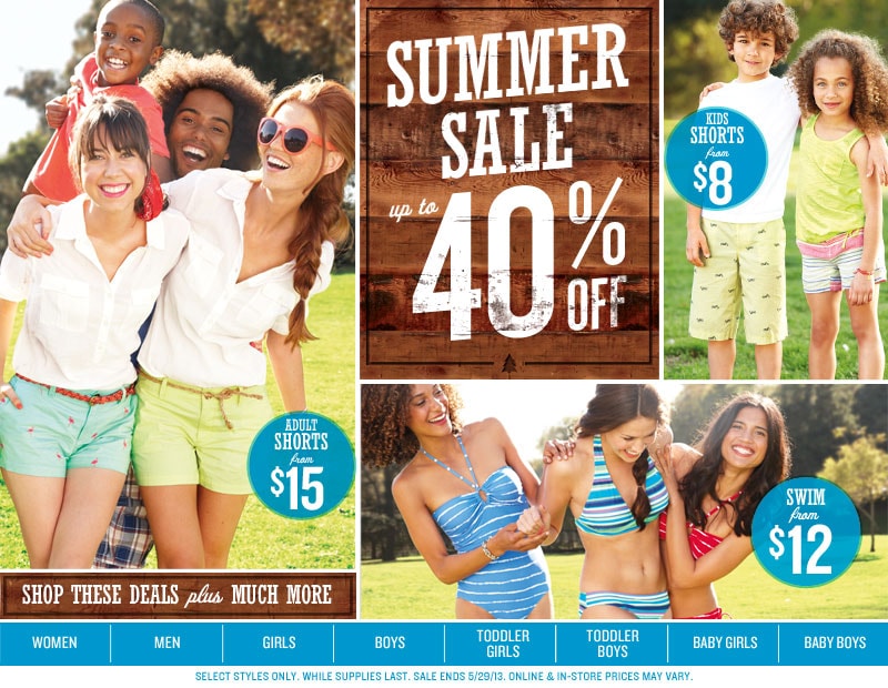 Summer Kick Off Sale