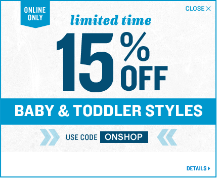 Save up to 15% - use code ONSHOP