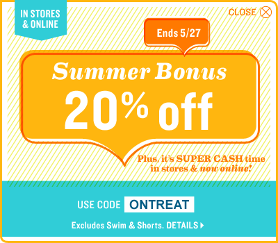 Save 20% - use code ONTREAT