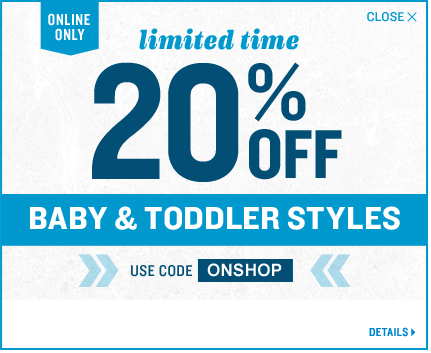 Save 20% with code ONSHOP