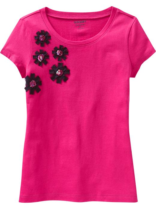 Old Navy Girls Embellished Graphic Tees