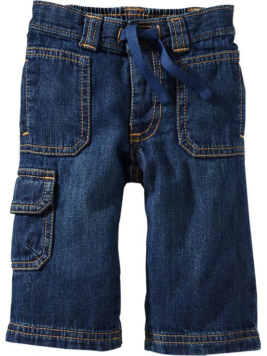 navy cargo jeans