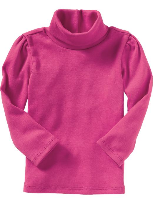 View large product image 1 of 1. Ruched-Jersey Turtlenecks for Baby