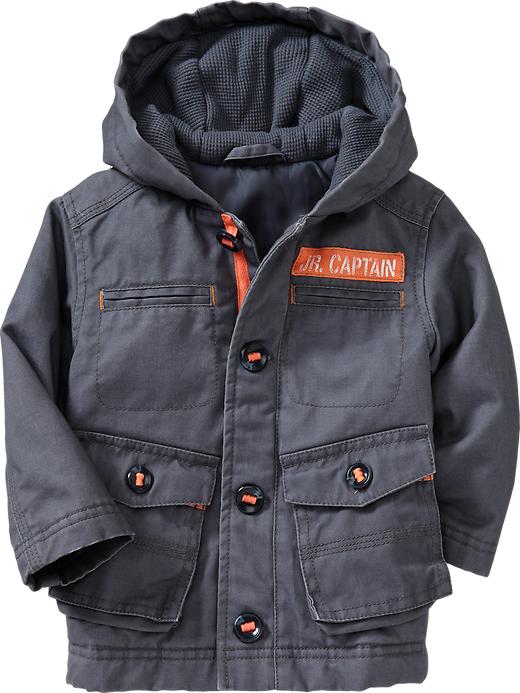 old navy hooded twill utility jacket