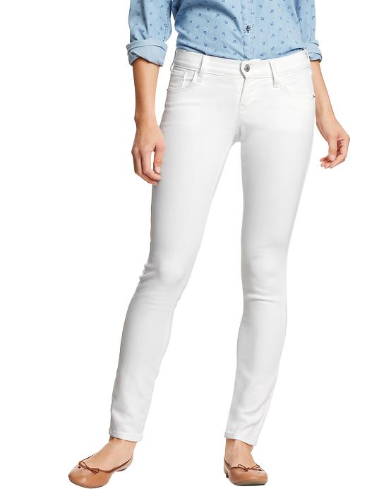 Old Navy Women’s The Rockstar Super Skinny Jeans Bright White Zootri