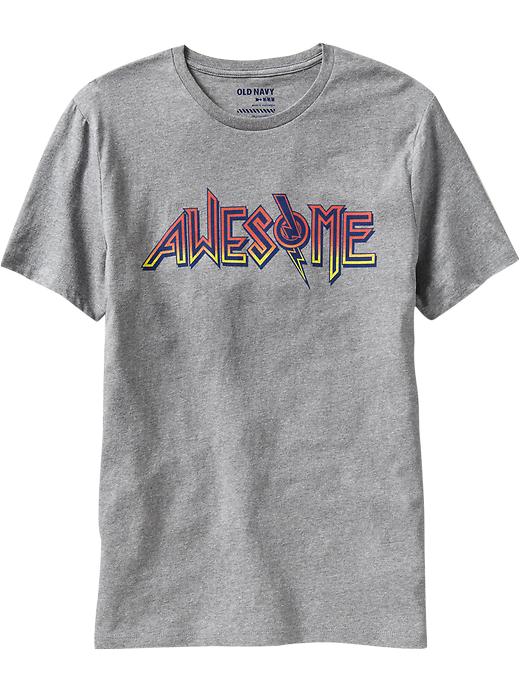 Old Navy Men’s “awesome” Graphic Tees Tekshare