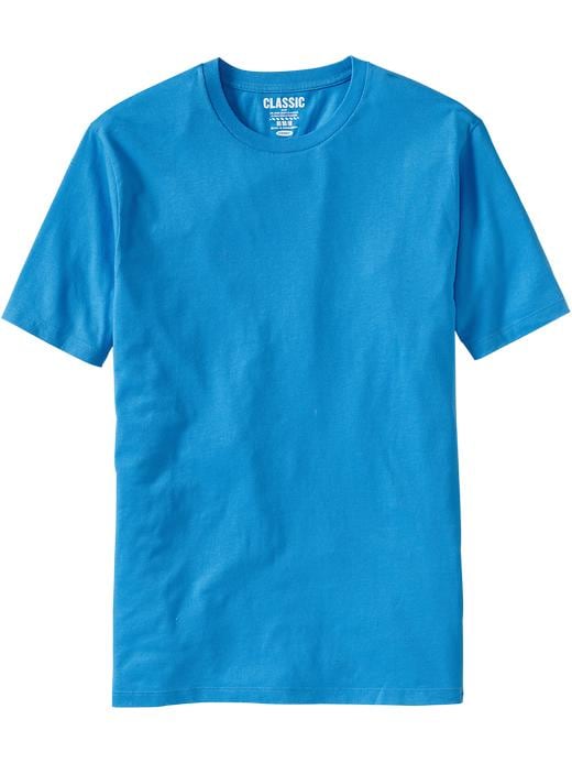 Old Navy Men’s Classic Crew Neck Tees Caribbean Blue Imbu