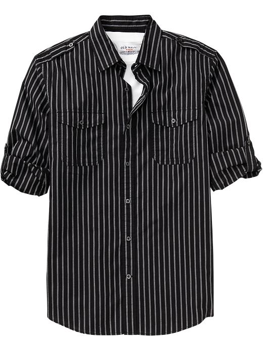 Old Navy Men’s Slim Fit Pilot Shirts Quadeo