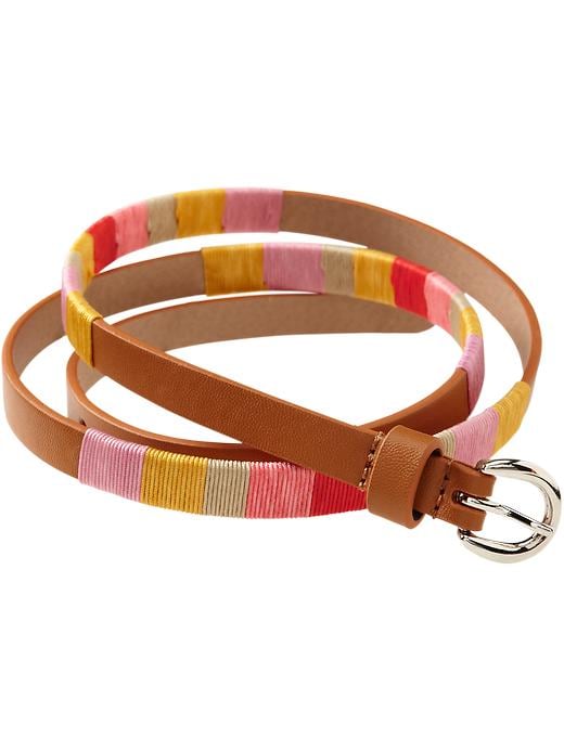 Old Navy Women’s Multi Color Skinny Belts Faloo