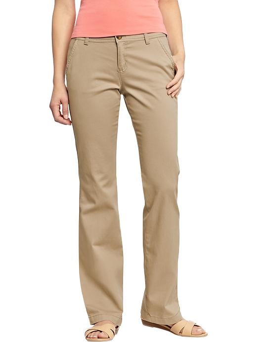 View large product image 1 of 2. The Flirt Boot-Cut Khakis