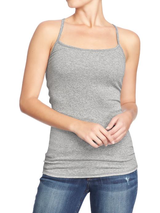 Old Navy Womens Racerback Shelf Bra Camis On Med Grey Heather Jabberspot 