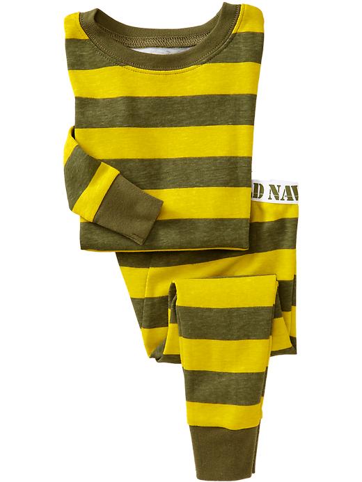 Old Navy Printed Pj Sets For Baby Olive Stripe Blogtags