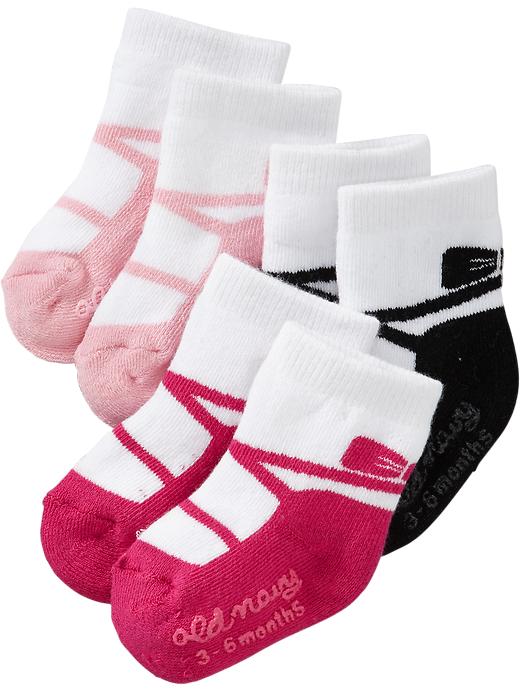 Old Navy Ballet Graphic Sock 3 Packs For Baby Pretty In Pink Jabberspot