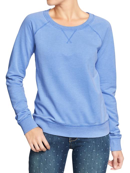 Old Navy Women’s Crew Neck Sweatshirts Azure Like You Jumppath