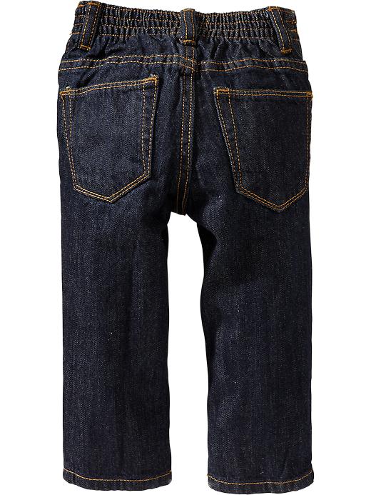 View large product image 2 of 3. Dark-Wash Skinny Jeans for Toddler Boys