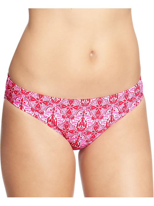 Old Navy Women’s Bikini Bottoms Red Print Livestorm