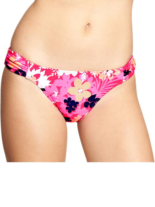Old Navy Women’s Floral Print Bikinis Warm Floral Bottom Shuffleopia