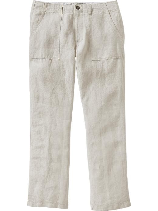 old navy white linen pants