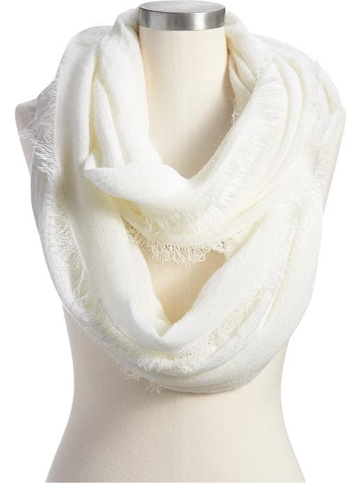 Old Navy Women’s Lightweight Infinity Scarves Cream Mybuzz