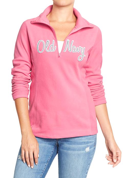 Old Navy Women’s Logo Applique Performance Fleece Pullover Makes You Pink Mybuzz