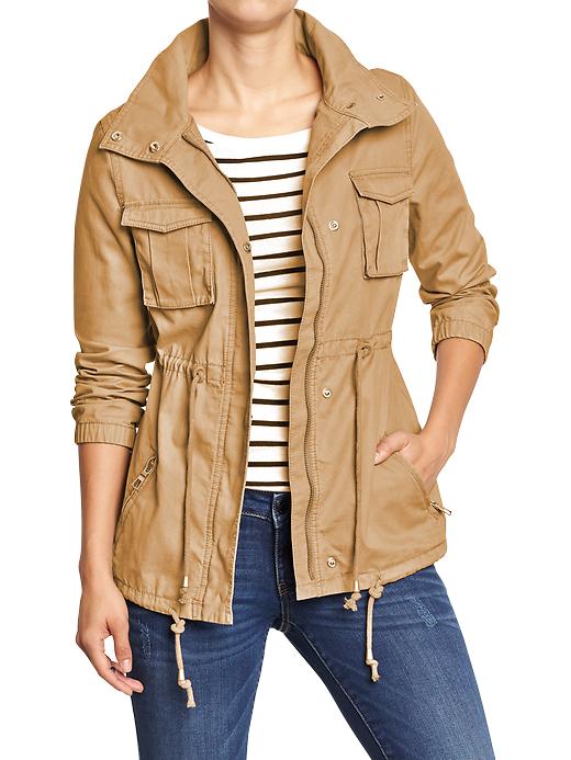 old navy canvas field jacket