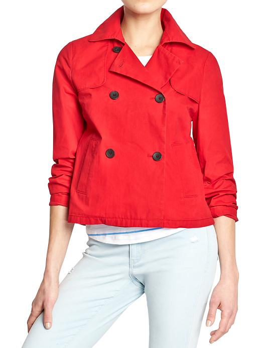 Cropped Trench Coat Cropped Trench Coat