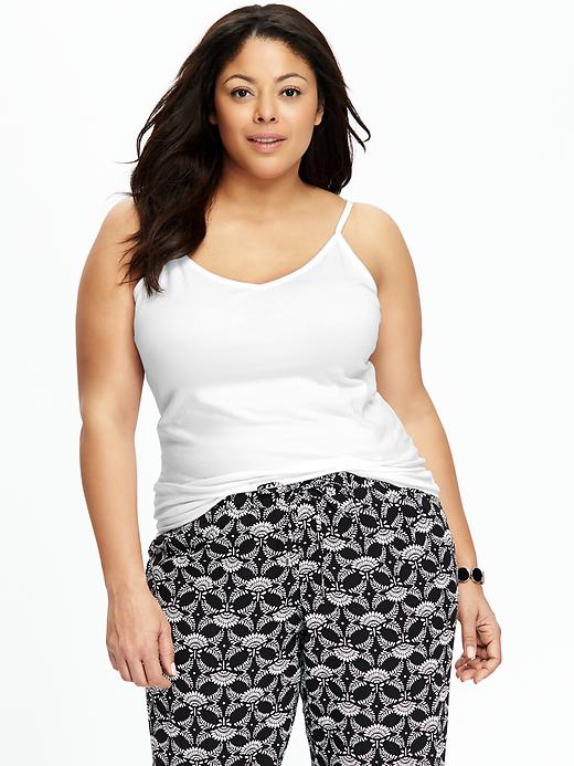 View large product image 1 of 2. Fitted Plus-Size Cami