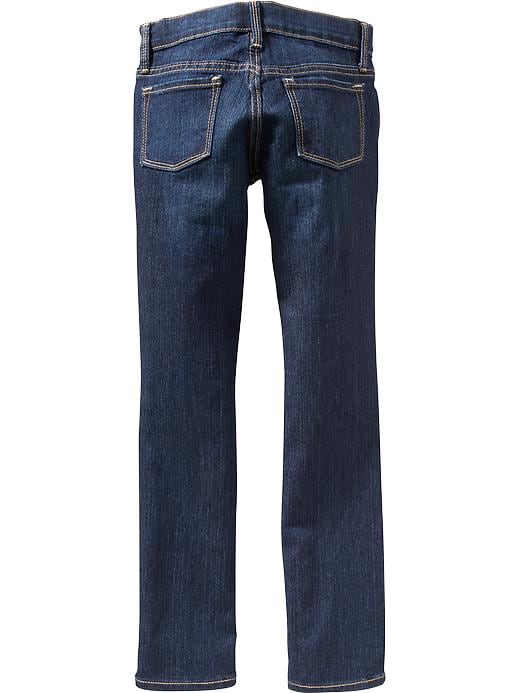 View large product image 2 of 3. Dark-Wash Skinny Jeans for Girls