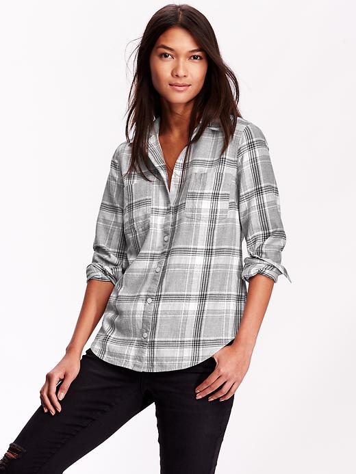 View large product image 1 of 1. Classic Plaid Flannel Shirt
