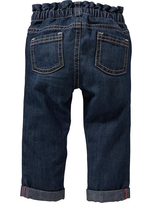 View large product image 2 of 2. Lightweight Pull-On Jeans for Toddler Girls
