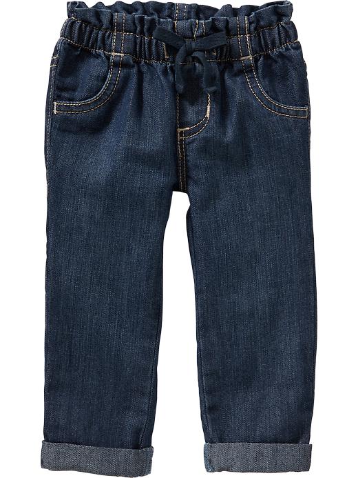 View large product image 1 of 2. Lightweight Pull-On Jeans for Toddler Girls
