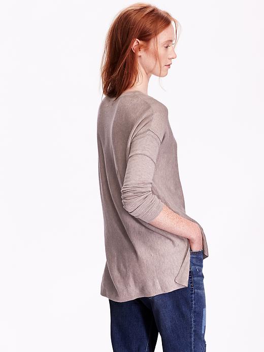 View large product image 2 of 2. Lightweight Drop-Shoulder Sweater
