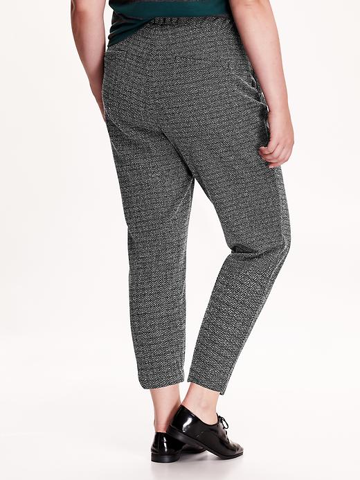 View large product image 2 of 2. Women's Plus High-Rise Boucle Trousers