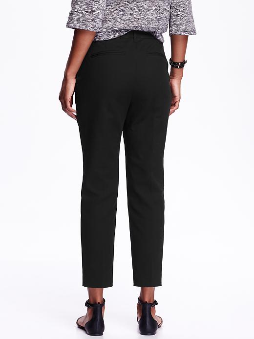 View large product image 2 of 3. Relaxed Mid-Rise Harper Trousers for Women