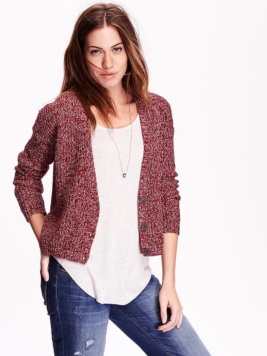 View large product image 1 of 1. Cropped Cardigan