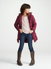 View large product image 3 of 3. Dark-Wash Skinny Jeans for Girls