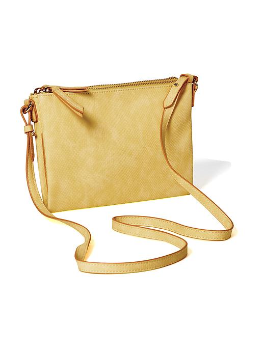 View large product image 1 of 1. Double-Zip Crossbody Bag for Women