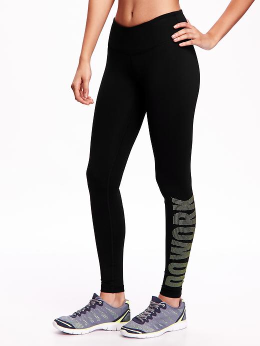 View large product image 1 of 1. Leg-Graphic Compression Leggings