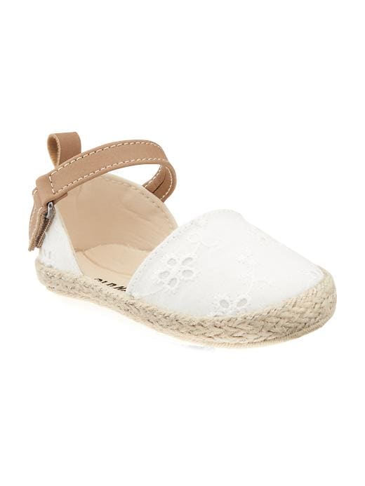 View large product image 1 of 5. Eyelet Espadrilles for Baby