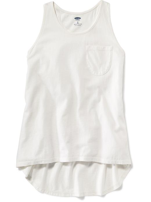 View large product image 1 of 1. Relaxed Hi-Lo Tank for Girls