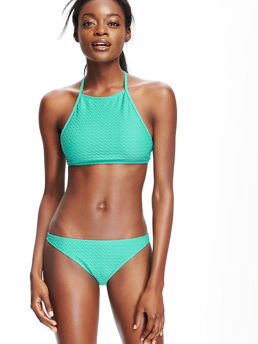 Image number 4 showing, High-Neck Bikini Top for Women