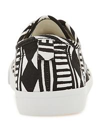 View large product image 3 of 4. Printed Lace-Up Sneakers for Girls
