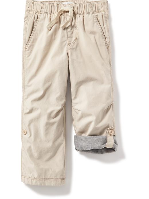 View large product image 1 of 1. Poplin Hybrid Pants for Toddler Boys