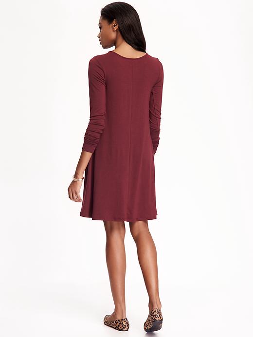 Image number 2 showing, Knit Swing Dress for Women