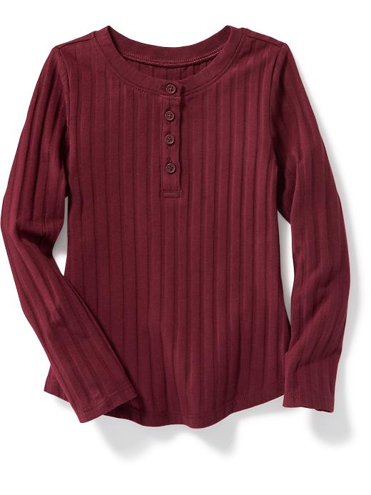 View large product image 1 of 1. Rib-Knit Henley for Toddler