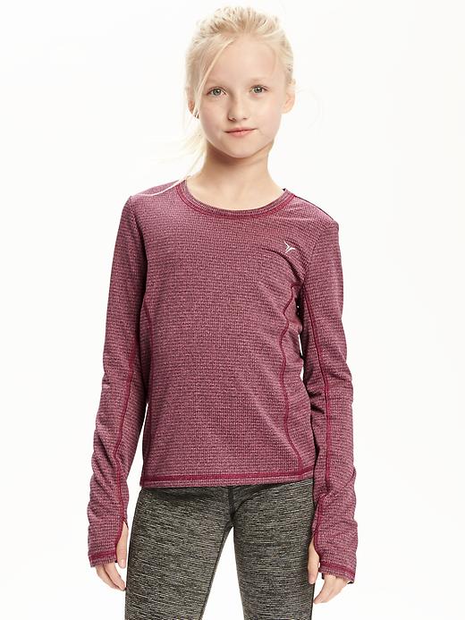 View large product image 1 of 2. Fitted Go-Warm Thermal Tee for Girls