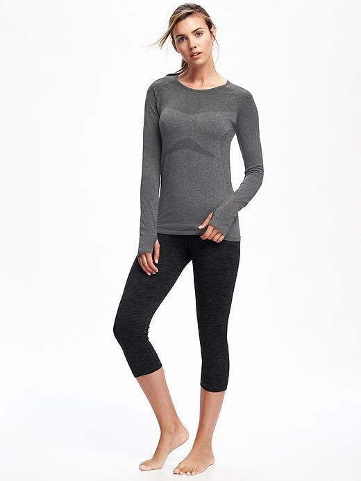 Image number 3 showing, Go-Dry Seamless Performance Top for Women
